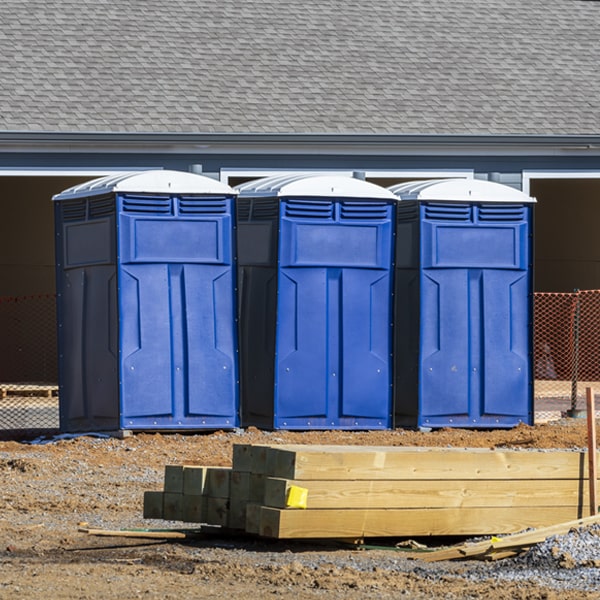 how do i determine the correct number of portable toilets necessary for my event in New Rumley